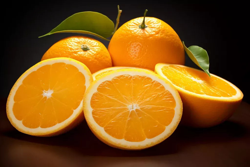 sliced oranges